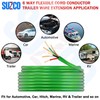 Enough 14AWG 100FT 6 Way Trailer Wire Harness - Green