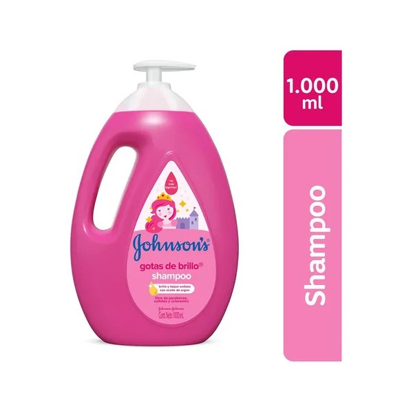 Shampoo Johnson's shampoo infantil Gotas de Brillo de aceite de