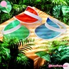 Unisex 80s Style Retro Neon Sun Visor Hat Headband Cap