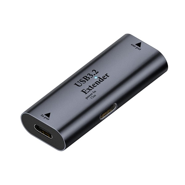 QIANRENON USB C to USB3.2 Signal Amplification Extender Adaptor Extend