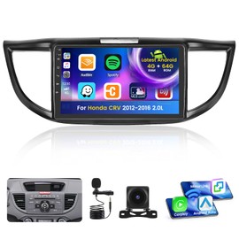 Inefala 4G 64G for Honda CRV 2012-2016 2.0L Radio Screen CarPlay Android 13 IPS 9" Touchscreen Car Stereo Android Auto Backup Camera Bluetooth 5.0 GPS FM RDS EQ 13UI