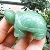 Neyisaa 2"(50mm) Carving Turtle Statue, Natural Animal Tortoise Figurines Collectible