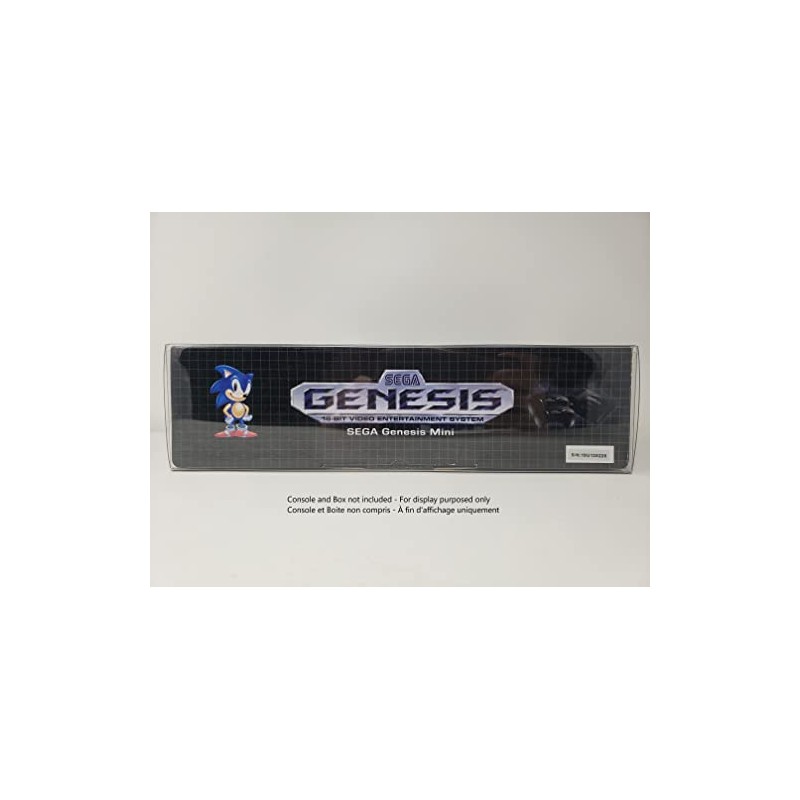RNR 1PCS BOX PROTECTOR FOR SEGA GENESIS MINI CLASSIC CLEAR