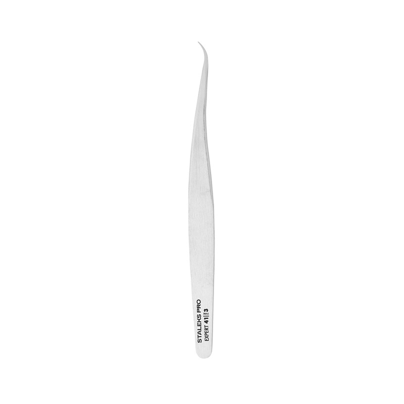 STALEKS Expert 41 Professional Eyelash Tweezers Type 3 (Curved)