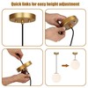 MAYOMAJO 6 Inches Light Canopy Kit with Heavy Duty Replacement