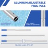 Pool Cleaning Kit, 16'' Pool Brush Head & Pool Skimmer