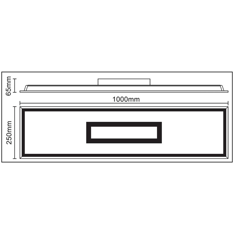 Trango 3025 Ceiling Light 24 Watt LED Module Panel 2400