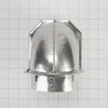 Whirlpool 4396006RW Genuine OEM Elbow Vent Connector For Dryers, Aluminium