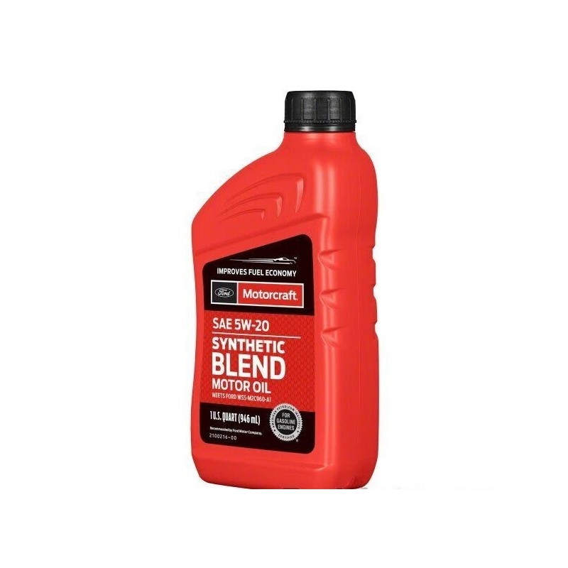 Motorcraft OEM Motorcraft SAE 5W-20 Engine Oil Synthetic Blend 1QT