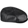 Kangol Faux Leather Cap - Black/M Black, Medium