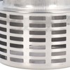 Stainless Steel Air Vent Cap Louvered Vent Cover Round Air