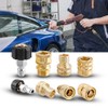Yakamoz 8 Pack Pressure Washer Adapter Set, M22 Swivel to