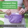 Gaiam Sidekick Waist Pack - Storage Belt Bag for Women