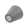 MY MIRONEY 2PCS Grey Barrel Metal Lampshade Hardware E27 Industrial