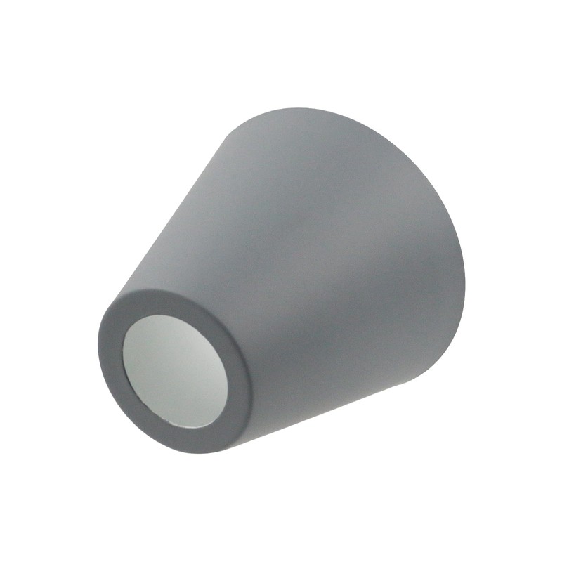 MY MIRONEY 2PCS Grey Barrel Metal Lampshade Hardware E27 Industrial