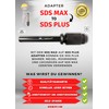 Werhe® SDS Max to Sds Plus Adapter Adapter Sds Max