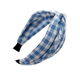 DILBABA Women's Fashion Headbands - Vintage Ethnic Style Wide Knot Hair Accessories For Women (19-Cobalt Blue, One Size)