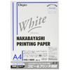 Nakabayashi Yo-W-12 Copy & Printer Paper, White Type, A4, 100