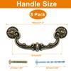 Biaungdo 8 Pcs 6 Inch Zinc Alloy Vintage Drop-Down Bail