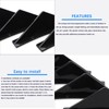JMTBNO 4pcs Universal Curved Shape Rear Bumper Diffuser Shark Fin
