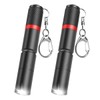 MODOAO Mini LED Keychain Flashlight, 2 Pack Pocket Size Torch