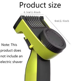 Suweiyuanshiyi 14-in-1 Adjustable Guards Comb, Attachment for Hybrid Electric Trimmer Qp2520 Qp2530 Qp2620 Qp2630, From 0.4 to 10mm Precision Length, With Skin Protector, Body Comb and Cleaning Brush