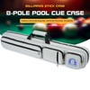Pool Cue Case 4x4, Pool Cue Carrying Case Soft Padded