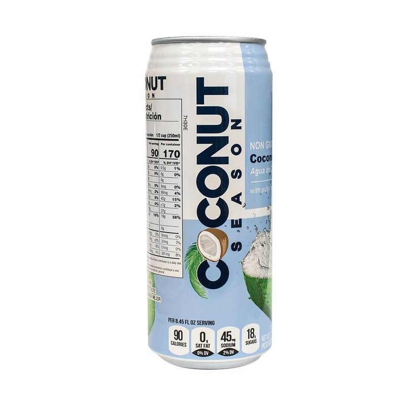 Coconut Season Coconut Water, 16.9 Ounce (Pack of 24)