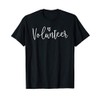Cute Volunteer Heart Design - Volunteering T-Shirt