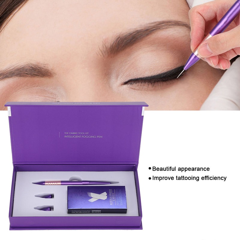 Semipermanent Micro Blading Manual Shading Pen for Eyebrow Eyeliner Lips