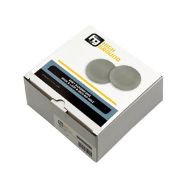 High Ground 6 Inch No-Hole Hook and Loop Sanding Disc - 50pcs (6", 400)