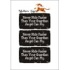 Sticker Tiger 3 Never Ride Faster Than Your Guardian Angel Can Fly Hard Hat Helmet Sticker