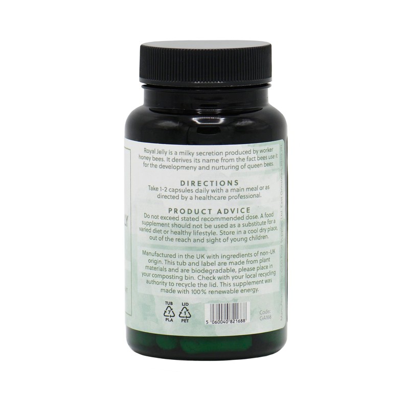 Royal Jelly Capsules | 600mg Royal Jelly per Capsule (3:1)