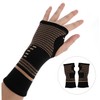 Gatuida 3pairs Cycling Wrist Brace Hand Wrist Sleeves Tendonitis Relief