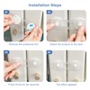 KEWUZY Pack of 10 Transparent Baby Child Safety Locks, Drawer