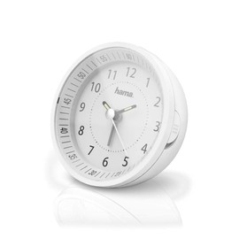 Hama Radio Alarm Clock, White, One Size