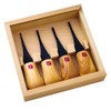 FLEXCUT Carving Tools, Mini Palm Gouges for Detailed Carving, Ash