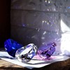 Clear Crystal Diamonds Paper Weights with Gift Box, 80mm Heart