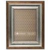 Lawrence Frames Tatum Picture Frame, 5 by 7-Inch, Silver/Gold