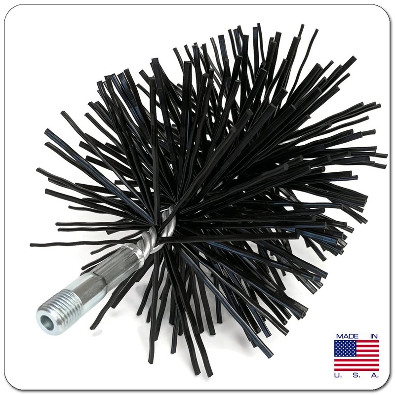 Midwest Hearth Poly Chimney Cleaning Brush (6-Inch Round) Made in