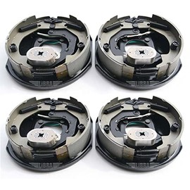LIBRA 10" x 2-1/4" Trailer Electric Brake Assembly 2 Pairs (2 Left and 2 Right) for 3,500 lb Axles, Easy Install Replacement Kit