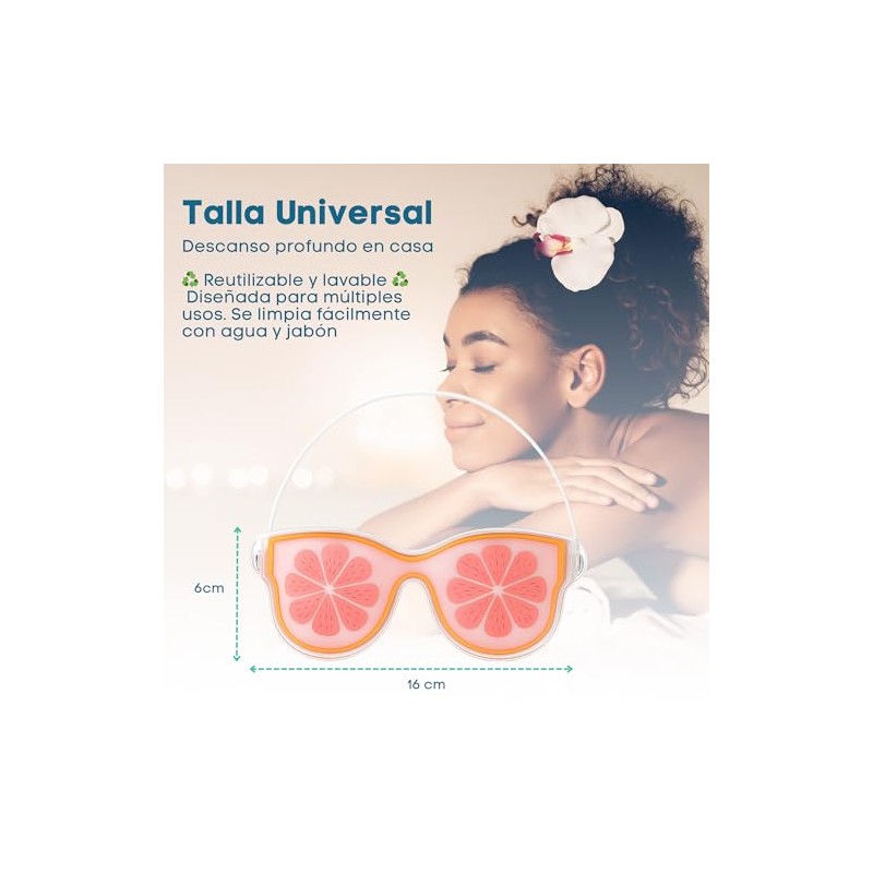 SEVEN MINE Terapia Frío-Calor Antifaz para Ojos | Almohadilla Mascarilla
