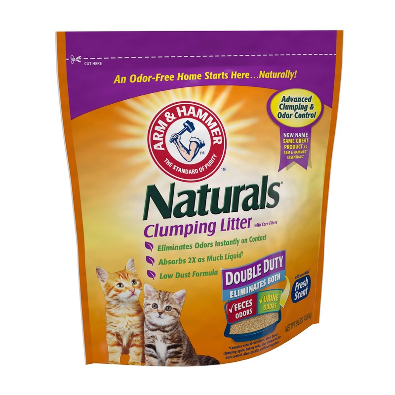 Arm & Hammer Naturals Clumping Litter, Double Duty Litter w/
