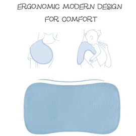 Konssy Muslin Baby Burp Cloths Sets for Unisex- 6 Pack Large 100% Cotton Burping Clothes for Newborn, Baby Girls and Boys