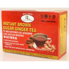 GT Instant Brown Sugar Ginger Tea, 10.58 Ounce Box (20 Tea Pouches)