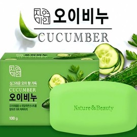 Cucumber Cleansing Soap 4-pack, Tablet Foam, Skin Cleanliness, Natural Face Wash, Cleansing Bar, Sebum Removal Treatment, Cucumber Soap 4-pack, Our Partner Company / 오이 클렌징 비누 4개입 정제 거품 피부 청결 자연 세안 클렌징바 피지 제거 트리트먼트 오이비누4개입