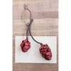 Creative Co-Op Metal Pinecones on Branch Wall Hanging, Brown and