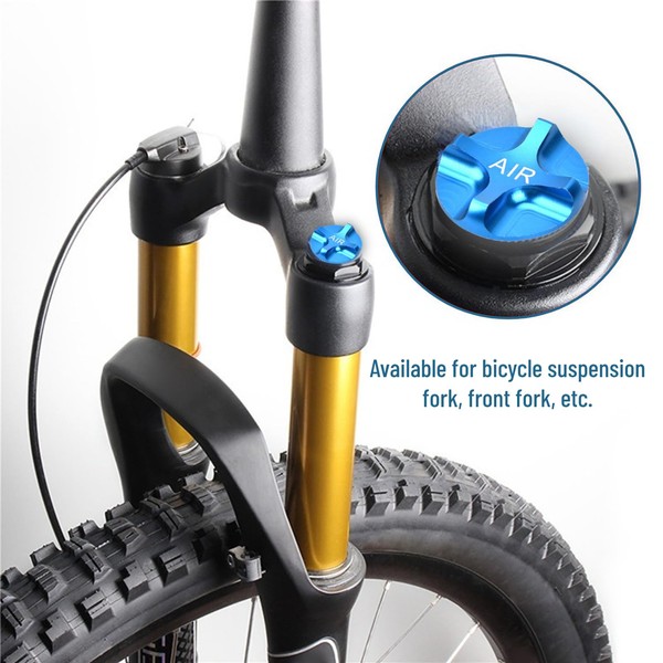 Suspension Fork Valve Cover, Bicycle Fork Valve Cover, Aluminium Alloy