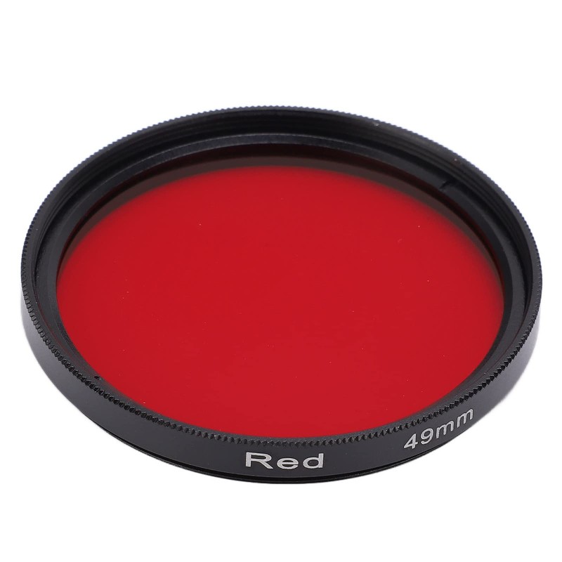 Camera Full Red Lens Filter Full Red Filter Camera Waterproof