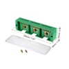 uxcell 3 Inlet 18 Outlet Terminal Strip Blocks 660V 150A